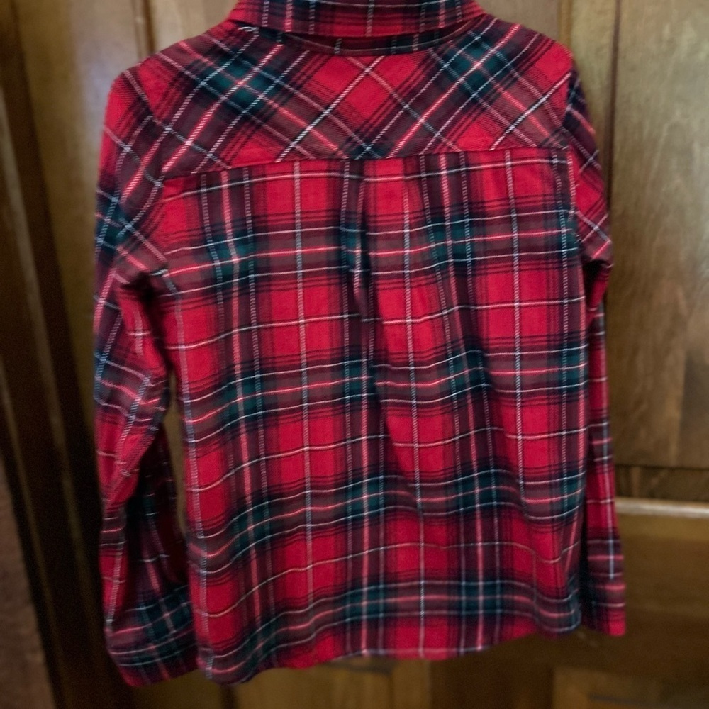 Max Studio Kids Red and Blue Plaid Button Down Shirt - Picture 5 of 10